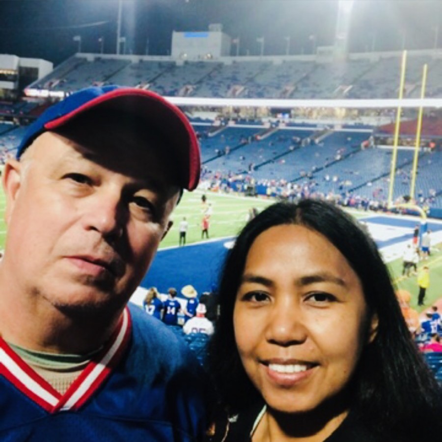 Members of the Sub Delicious family enjoying a Buffalo football game