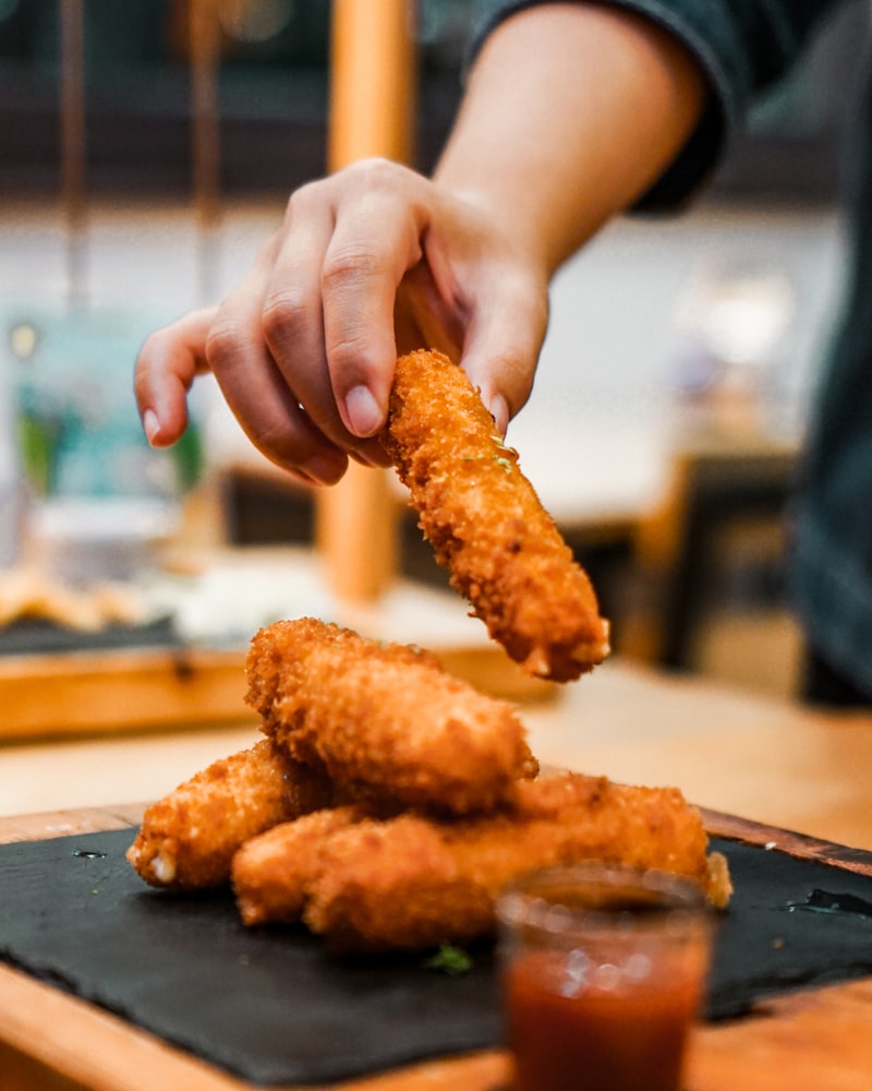 Deep Fried Pizza Logs